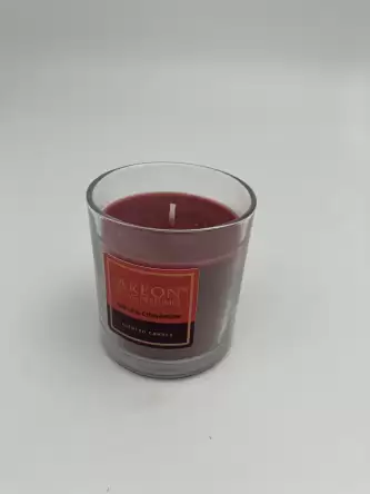 Свеча ароматическая в стакане Яблоко и корица